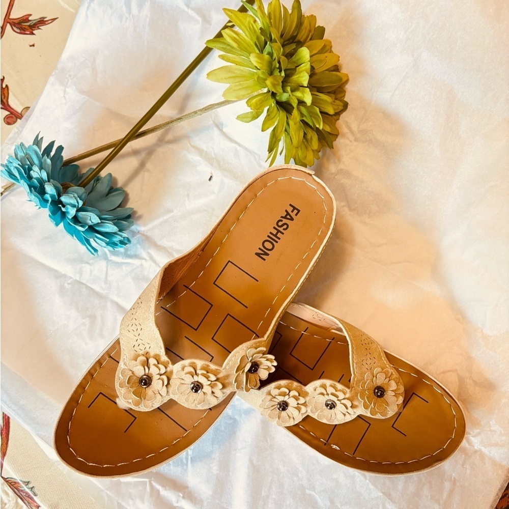 Kiplyki Stretch Orthotic Slide Sandals Cross Sandals Woven Beach Wedge Shoes